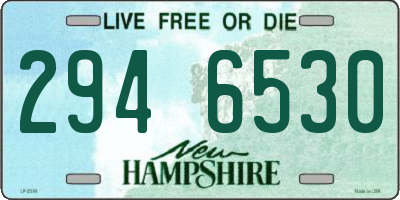 NH license plate 2946530