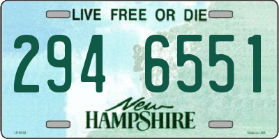 NH license plate 2946551