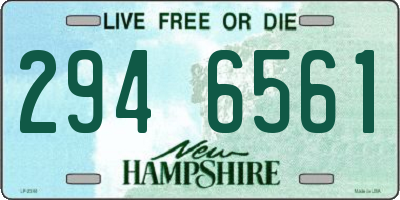 NH license plate 2946561