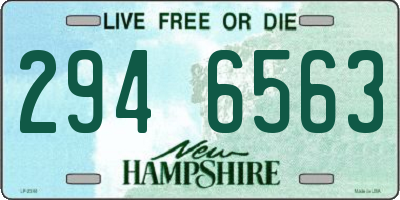 NH license plate 2946563