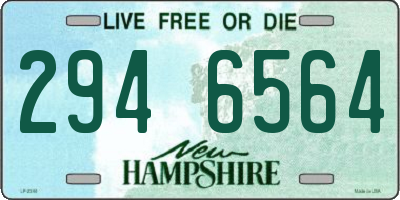 NH license plate 2946564