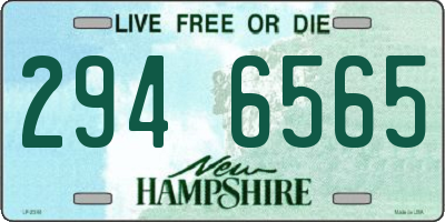 NH license plate 2946565