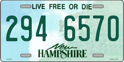 NH license plate 2946570