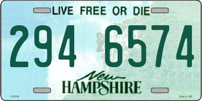 NH license plate 2946574