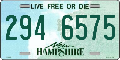 NH license plate 2946575