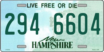 NH license plate 2946604