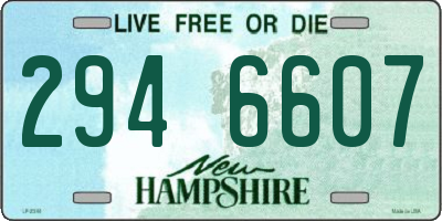 NH license plate 2946607