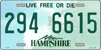 NH license plate 2946615