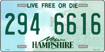 NH license plate 2946616