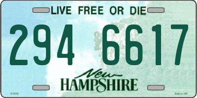 NH license plate 2946617