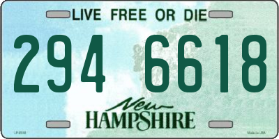 NH license plate 2946618