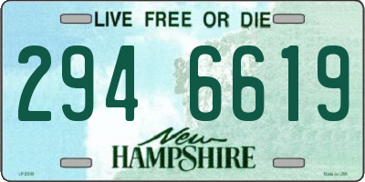 NH license plate 2946619