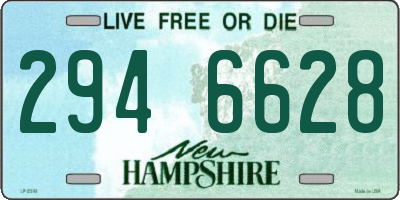 NH license plate 2946628