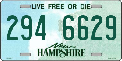 NH license plate 2946629