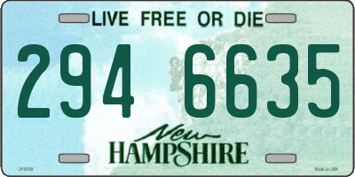 NH license plate 2946635