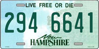 NH license plate 2946641