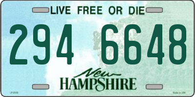 NH license plate 2946648