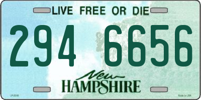 NH license plate 2946656