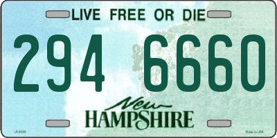 NH license plate 2946660