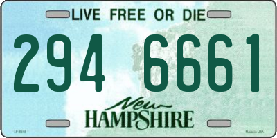 NH license plate 2946661