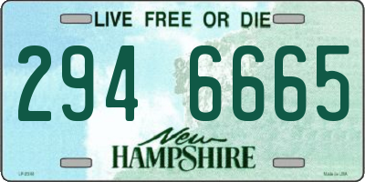 NH license plate 2946665