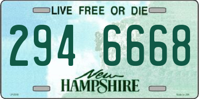NH license plate 2946668
