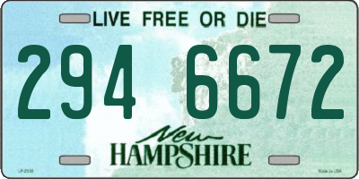NH license plate 2946672