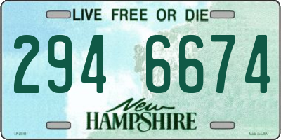 NH license plate 2946674