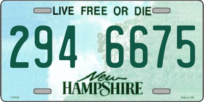 NH license plate 2946675