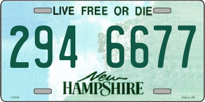 NH license plate 2946677