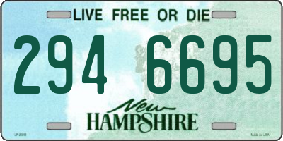 NH license plate 2946695