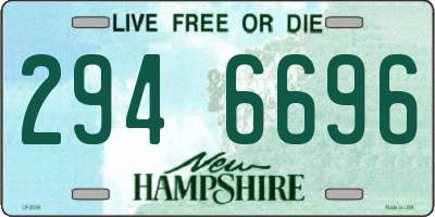 NH license plate 2946696