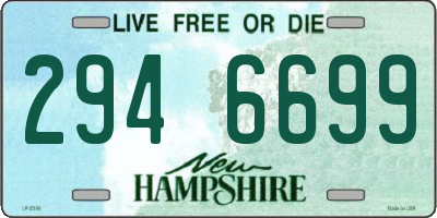 NH license plate 2946699