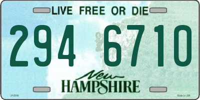 NH license plate 2946710