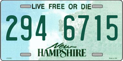 NH license plate 2946715