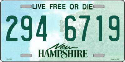 NH license plate 2946719