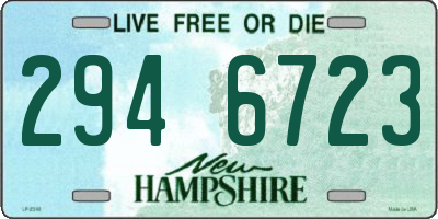 NH license plate 2946723