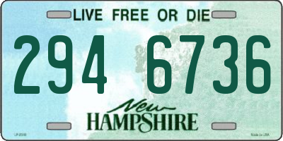 NH license plate 2946736
