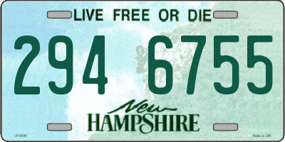 NH license plate 2946755
