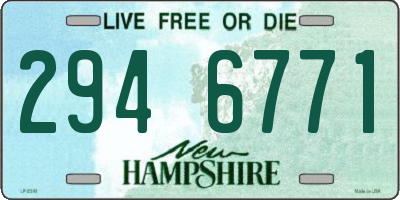 NH license plate 2946771