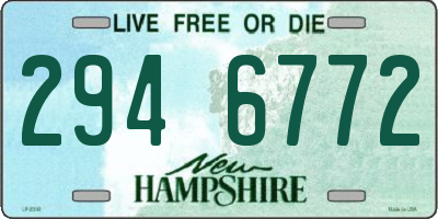 NH license plate 2946772