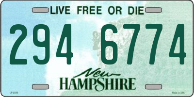 NH license plate 2946774
