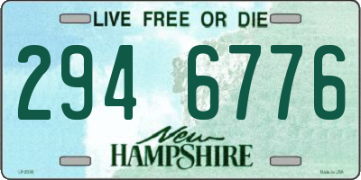 NH license plate 2946776