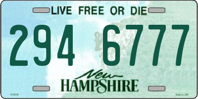 NH license plate 2946777