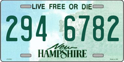 NH license plate 2946782