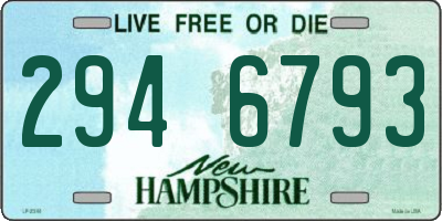 NH license plate 2946793