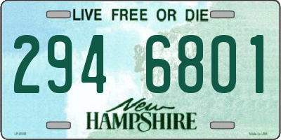 NH license plate 2946801