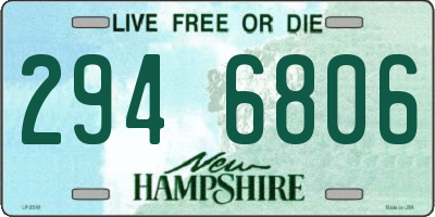 NH license plate 2946806
