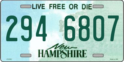 NH license plate 2946807