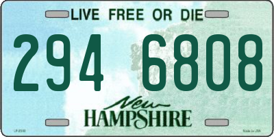 NH license plate 2946808